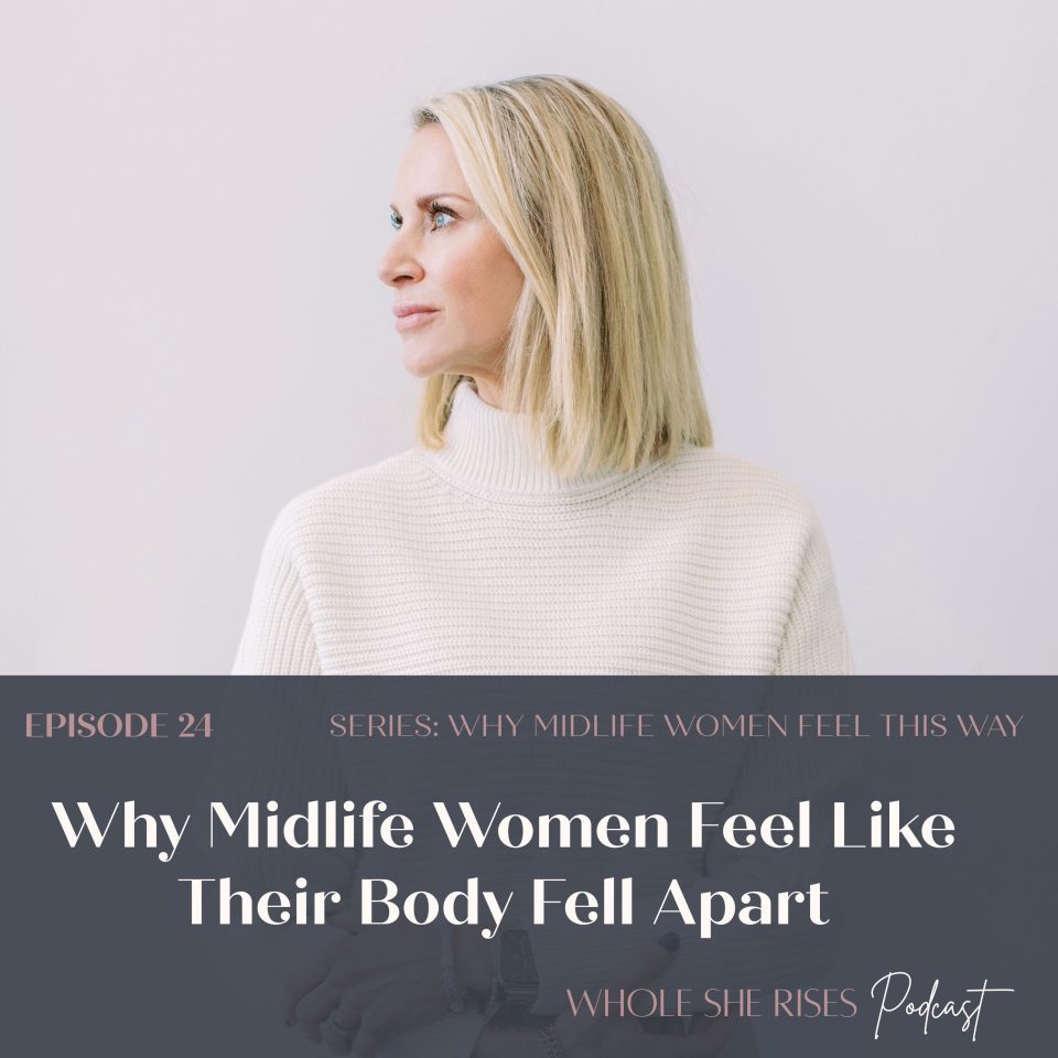 Mandi Scovern discussing why midlife women often feel exhausted, overwhelmed, inflamed, and unlike themselves during perimenopause and autoimmune challenges.